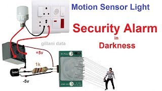 Motion detector sensor light switch [upl. by Nataline289]