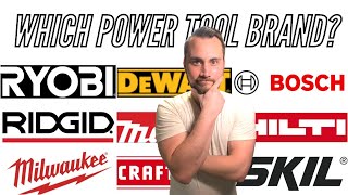 TOP Cordless Power Tool Brands  PRO vs DIY  Which one [upl. by Koblas175]