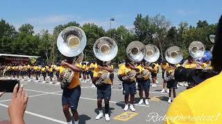 NCAampT Marching band 2023  Fan Fest Performance [upl. by Enaz558]