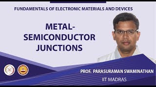 Metalsemiconductor junctions [upl. by Ryder]