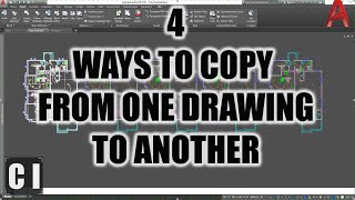 AutoCAD How Copy and Paste in another drawing 4 Easy Tips  2 Minute Tuesday [upl. by Polk900]