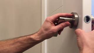 Reversing Weiser privacy lever handle [upl. by Martel]