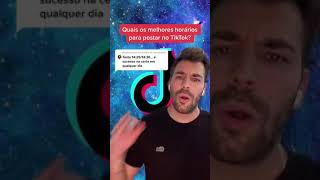 Quais os Melhores Horários Para Postar no TikTok  Horários Para Viralizar [upl. by Ovatsug434]