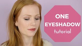 Makeup For Redheads  Quick Easy Bronze Eye  Simply Redhead [upl. by Annekam]