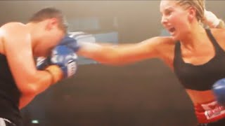 Lauryn Eagle in boxing match [upl. by Demahom]