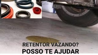 vazamento de oleo no motor retentor [upl. by Eseyt]