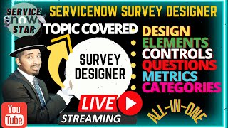 ServiceNow Survey Designer Demo Creating Metrics amp Designing Questions [upl. by Philcox]