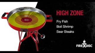 FIREDISC Heat Zones  FIREDISC Cookers [upl. by Heyra]