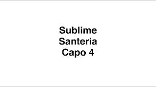 sublime  santeria lyrics and chords  EASY version [upl. by Salzhauer]