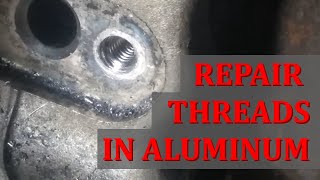 How to Repair Stripped Aluminum Threads [upl. by Ydnar]