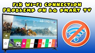 How to fix Internet WiFi Connection Problems on LG Smart TV  3 Solutions [upl. by Harlie]