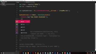 Node JS Tutorial for Beginners 14  Readable Streams [upl. by Enitsyrhc]