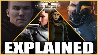 Thexan Arcann Vaylin amp Senya Explained  The Old Republic [upl. by Drucy390]