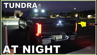 👉 AT NIGHT 2022 Toyota Tundra 1794  Interior amp Exterior Lighting Overview  Night Drive [upl. by Ibrik]