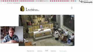 Daily Latin Mass FSSP LIVE  Breviary amp Missal [upl. by Nesnah807]