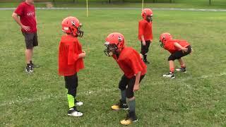 Youth Football Tackling Drills  Form Tackling [upl. by Mandler520]