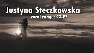 Justyna Steczkowska  vocal range C3E7 [upl. by Ytsenoh]