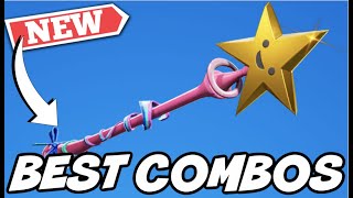 BEST COMBOS FOR STAR WAND PICKAXE  Fortnite [upl. by Koorb692]