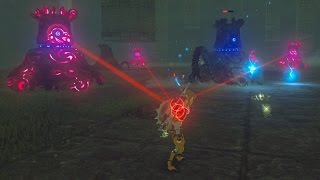 Disturbing the Guardian Nest  Zelda BOTW [upl. by Goddord555]