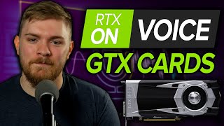 RTX Voice on GTX Graphics Card  Sound Suppression Tutorial [upl. by Nipsirc]