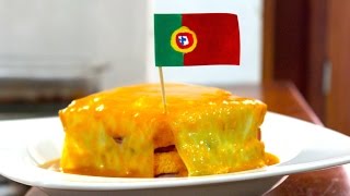 Receita de Francesinha PORTUGAL [upl. by Dleifyar317]