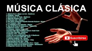 MÚSICA CLÁSICA Beethoven Mozart Vivaldi Bach Chopin Tchaikovsky Rossini Grieg Handel Liszt [upl. by Simsar]