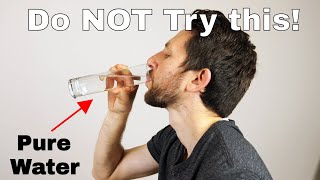 Does 100 Pure Water Have a Taste Drinking Type II Deionized Water Experiment [upl. by Leckie]