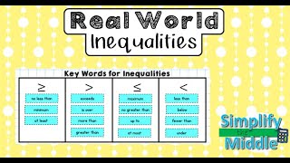 Real World Inequalities [upl. by Tadeo]