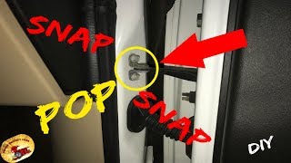 How To STOP Annoying Door Swing POPPING A Super HACK [upl. by Anialam149]