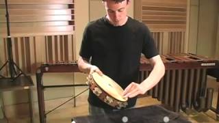 Tambourine 2 Rolls  Vic Firth Percussion 101 [upl. by Yedsnil]