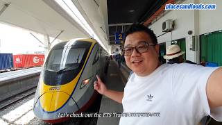 KTM ETS Train Business Class Review Padang Besar to KL Sentral [upl. by Eekcaj29]