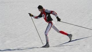 Cross or X Country Skiing Basics of Diagonal Stride [upl. by Arnulfo82]