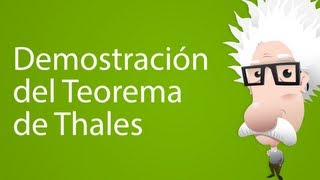 Demostración del Teorema de Thales [upl. by Nirmak]