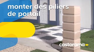 Monter des piliers de portail Castorama [upl. by Chasse]