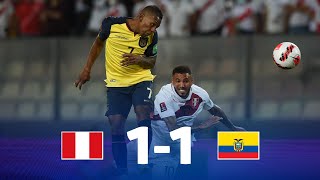 Eliminatorias  Perú 11 Ecuador  Fecha 16 [upl. by Eirrot355]