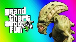 GTA 5 Online Funny Moments  Tow Truck Tornado Glitch amp Aliens GTA 5 Fun Jobs [upl. by Aleehs]