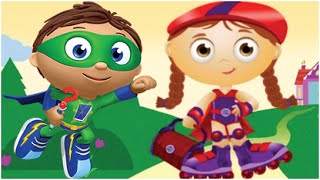 Super Why Games Gameplay Walkthrough Part 6  Super Why Wonder Reds Rhyme Racer [upl. by Monafo]