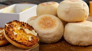 How to make Proper Traditional Authentic English Muffins [upl. by Zzabahs]