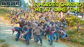 Running With 6 Hordes Across Highway 97  DAYS GONE PC [upl. by Randy]