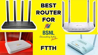 BEST ROUTER FOR BSNL FTTH amp FIBER  SYROTECH GPON amp TP LINK [upl. by Vandervelde507]