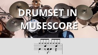 MuseScore Tutorial 8  Drum Set and Percussion [upl. by Sollie]