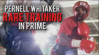 Pernell Whitaker RARE Training In Prime [upl. by Dickinson479]