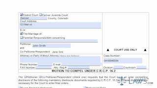 Learn How to Fill the Motion to Compel Form [upl. by Eninnej]