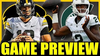 Iowa vs Michigan State  GAME PREVIEW [upl. by Ellirehs]