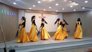 The Happy Song Tambourine Dance at Happy Church by Christs Ambassadors [upl. by Llesirg692]