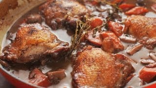 How to Make Coq au Vin Chicken and Wine [upl. by Edroi806]