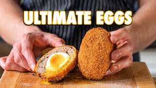 The Perfect Egg Recipe Scotch Eggs 3 Ways [upl. by Eenaj]