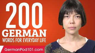 200 German Words for Everyday Life  Basic Vocabulary 10 [upl. by Daitzman266]