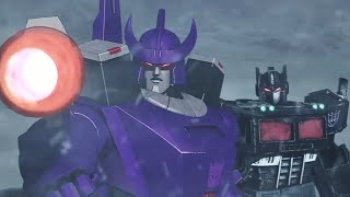 Everyone VS Galvatron and Nemesis Prime  Transformers War For Cybertron  Kingdom [upl. by Amoakuh]