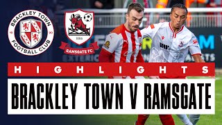 HIGHLIGHTS Brackley Town 41 Ramsgate  Emirates FA Cup [upl. by Holmann]